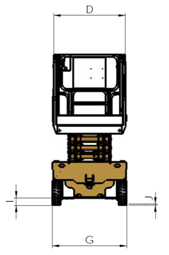 Портативные гидравлические Ссиссор платформа подъема подъема воздушная с твердой не- автошиной маркировки